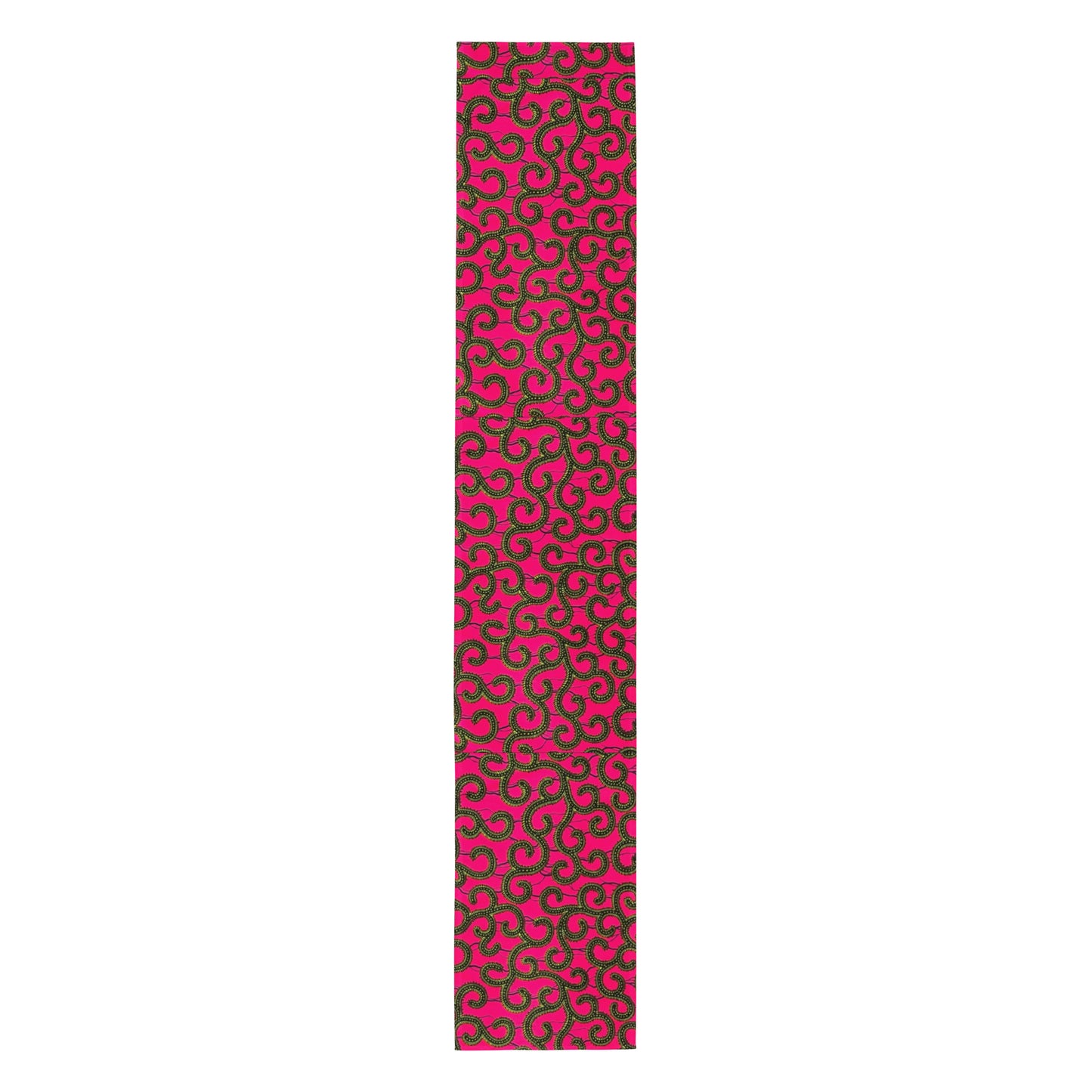 Pink Ankara Table Runner