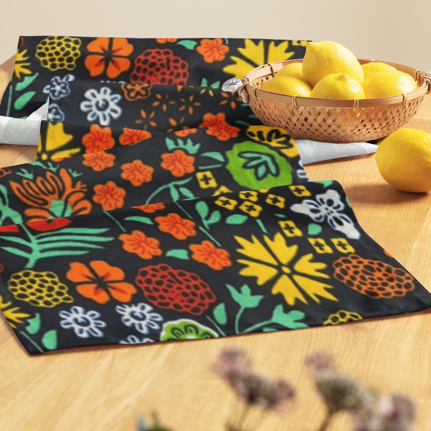 Multicolour Floral Table Runner