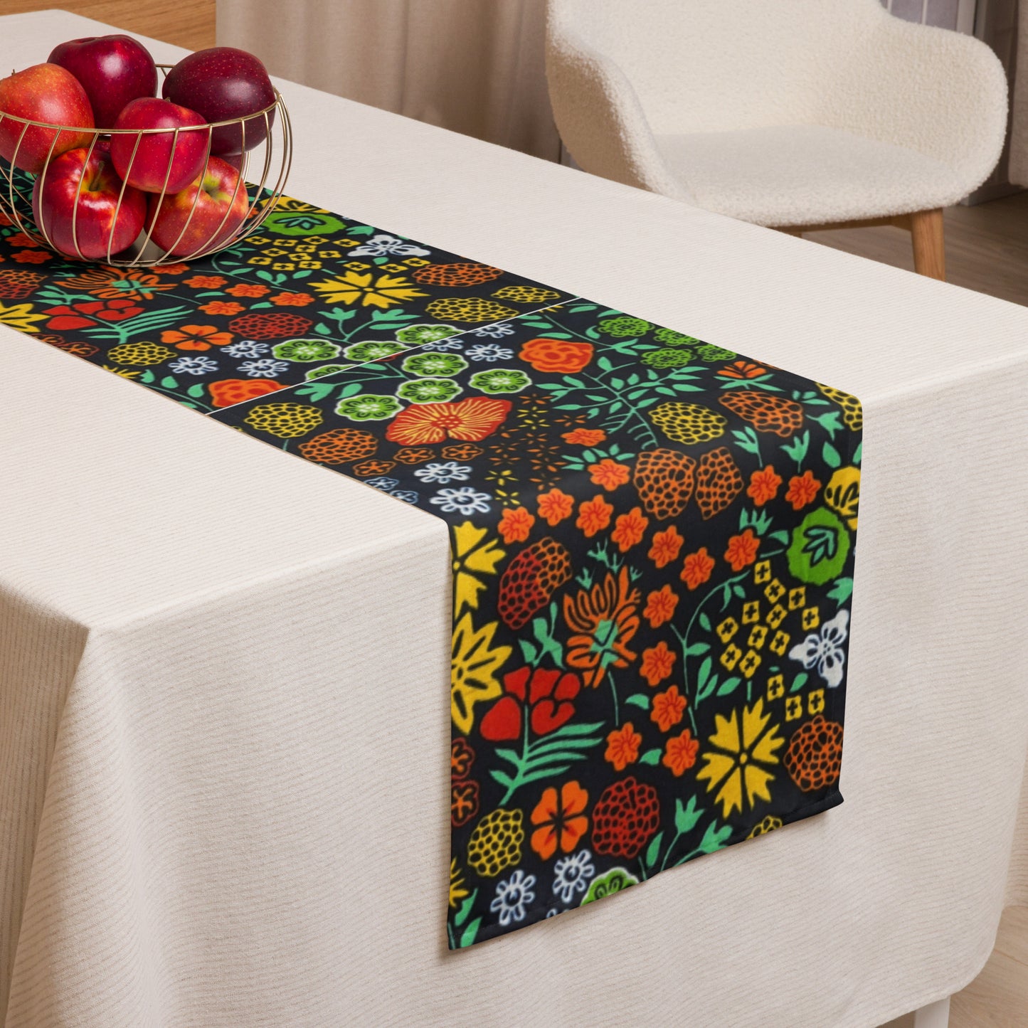 Multicolour Floral Table Runner