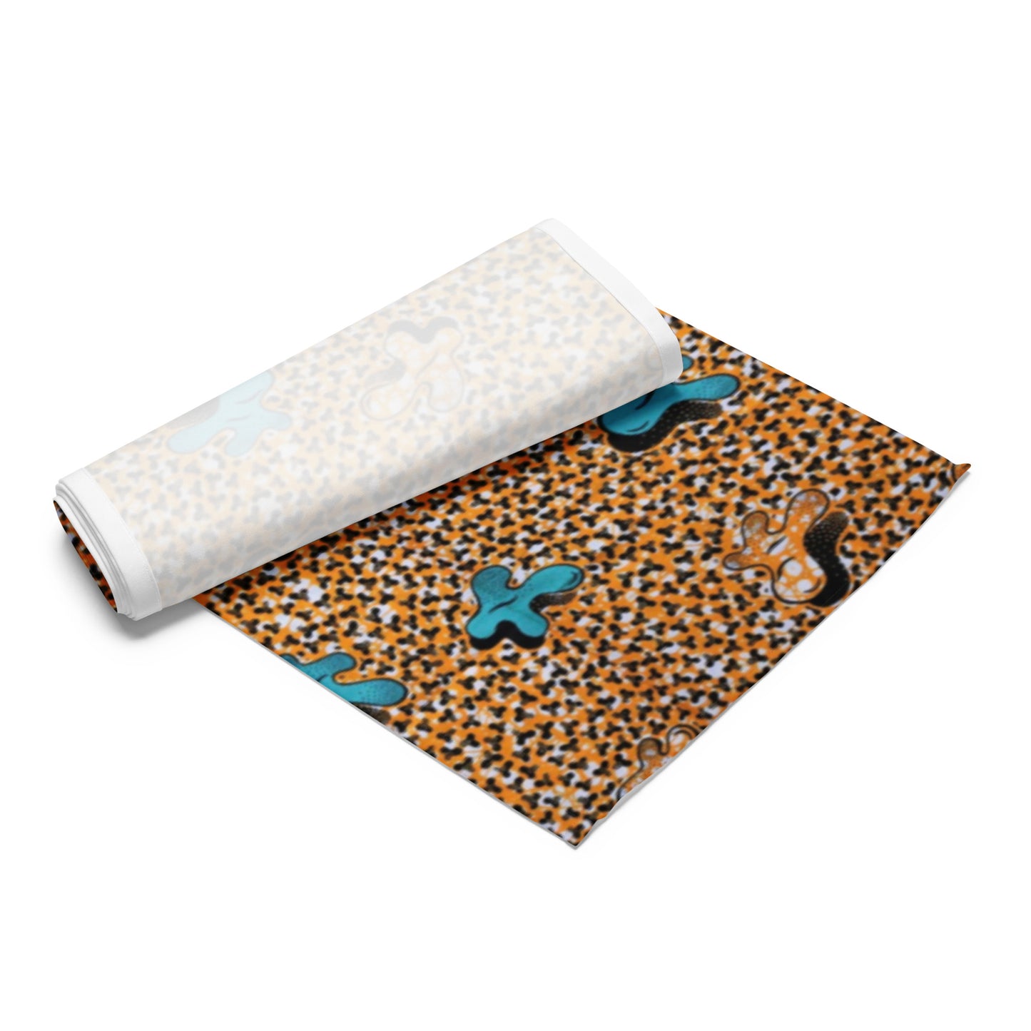 Pale Orange Ankara Table Runner