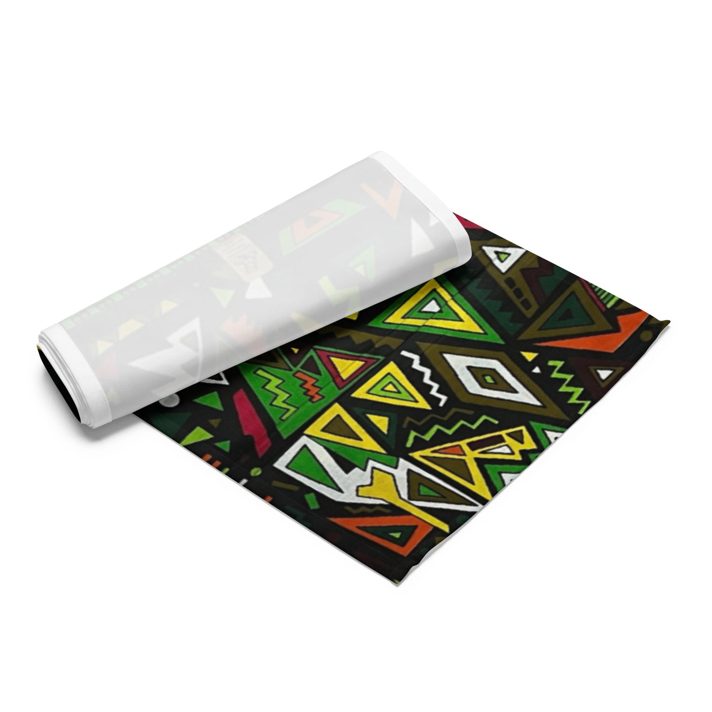 Multicolour Green Table Runner