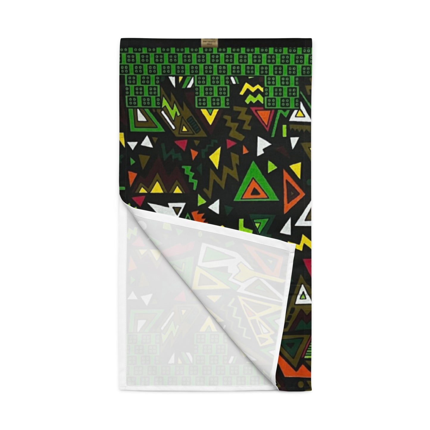 Multicolour Green Table Runner