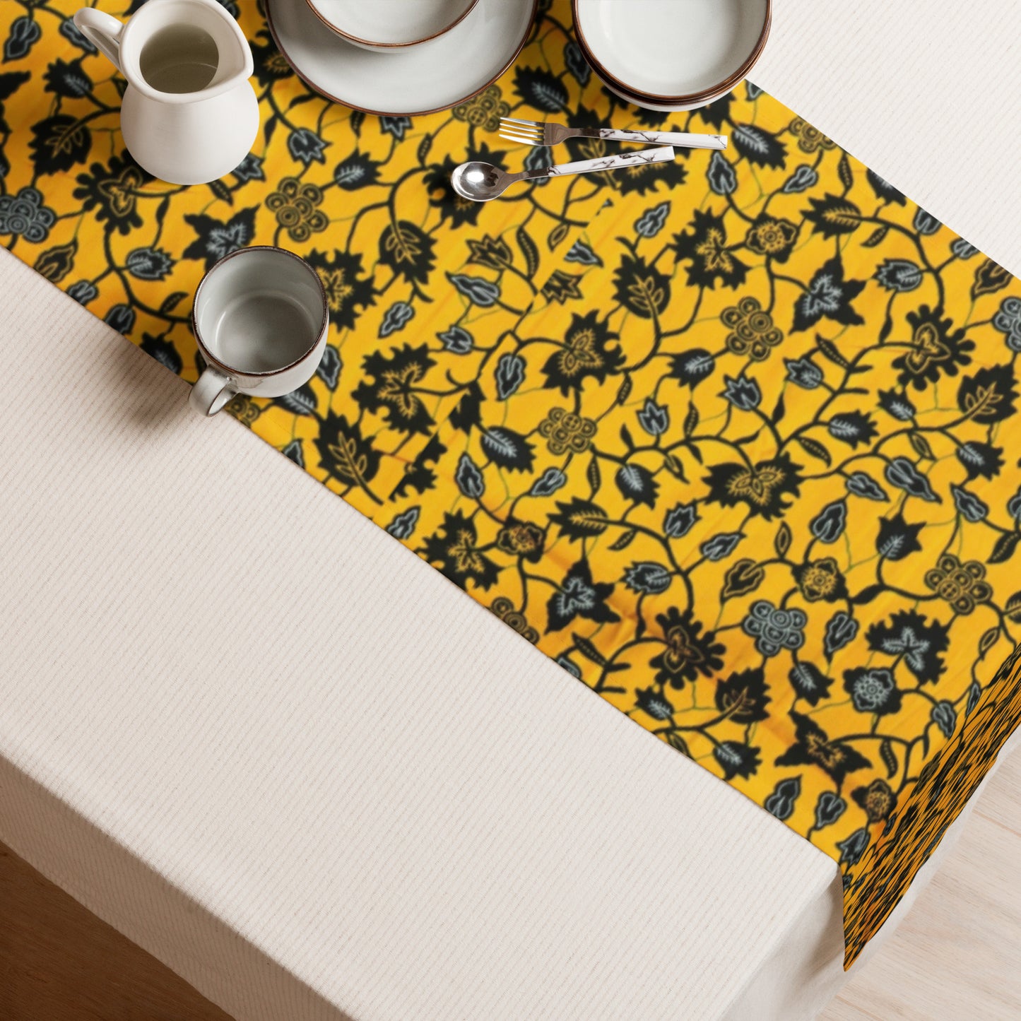 Yellow Leaves Table Runner