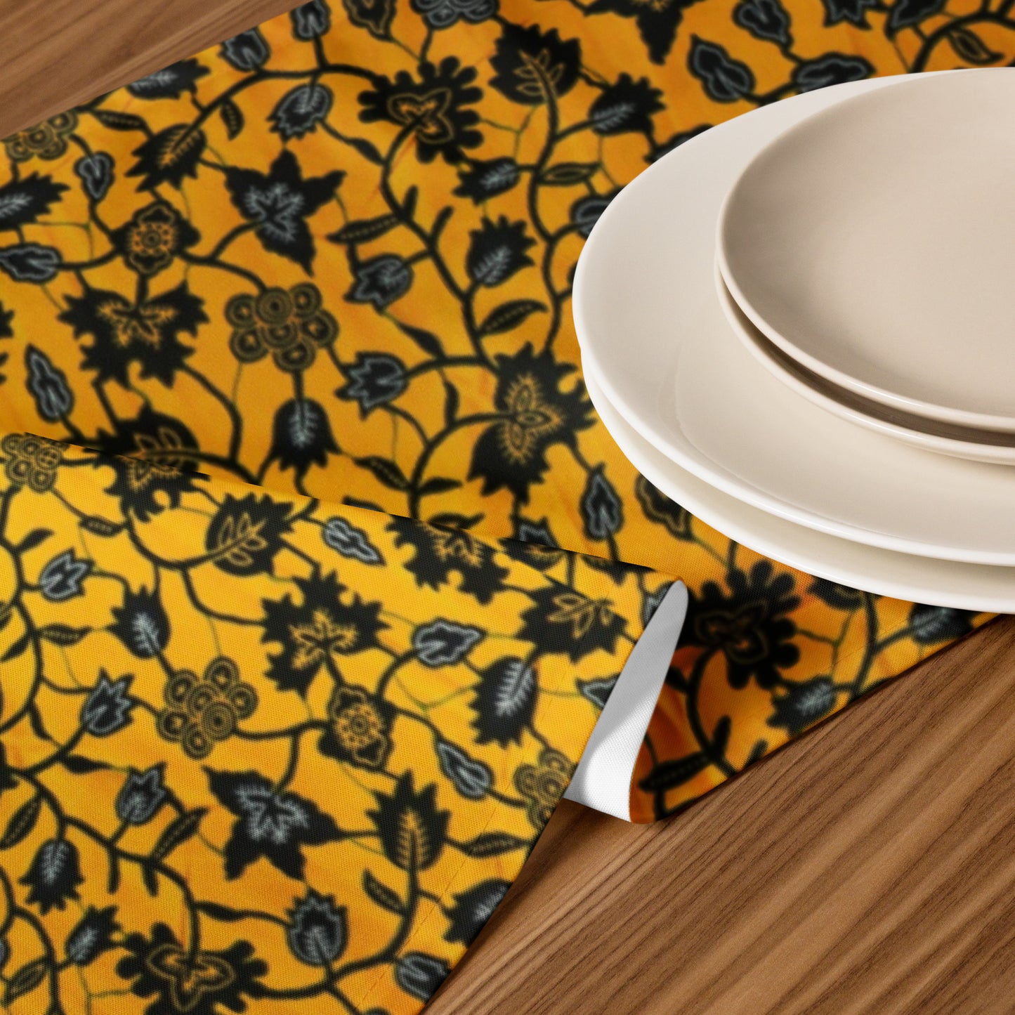 Yellow Leaves Table Runner