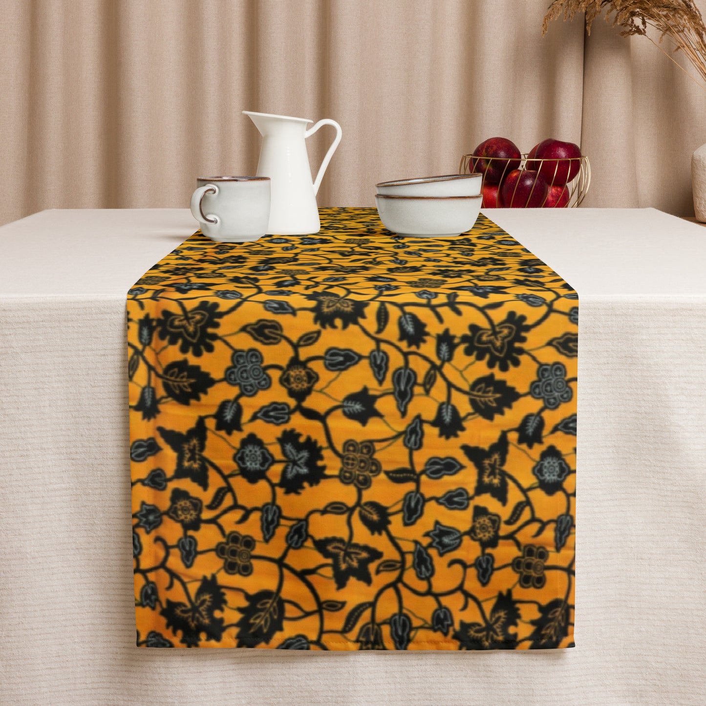 Yellow Leaves Table Runner