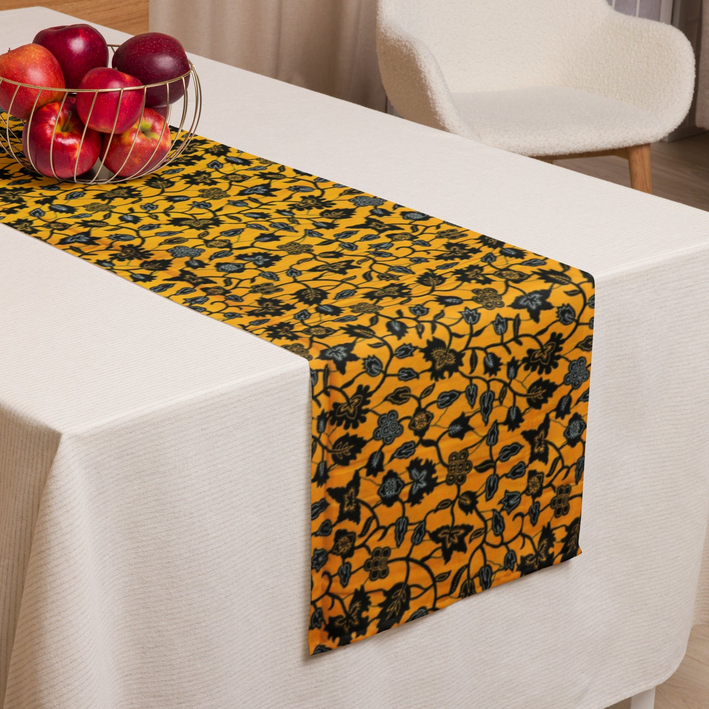 Yellow Leaves Table Runner