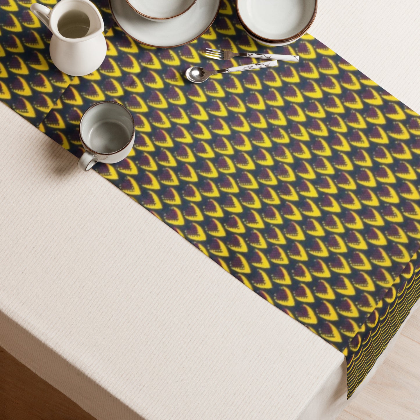 Yellow Flame Table Runner