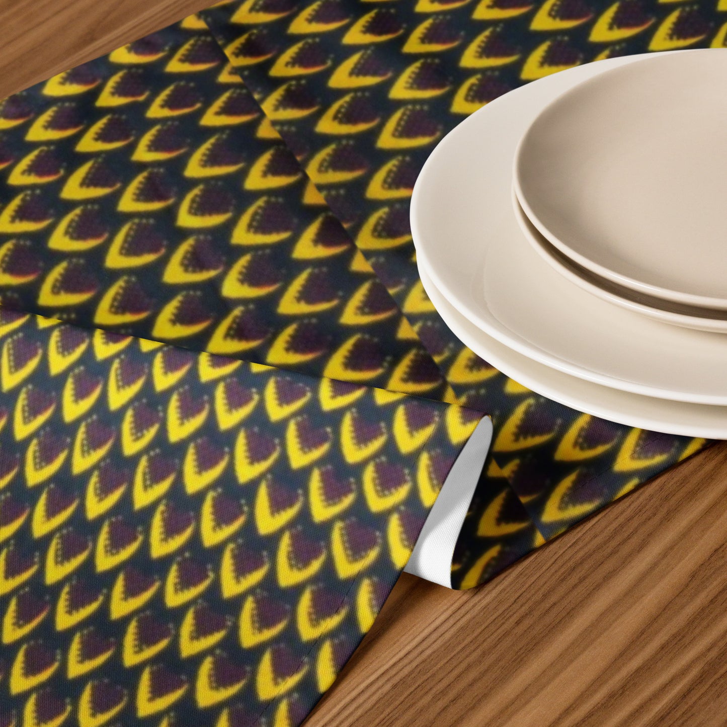 Yellow Flame Table Runner