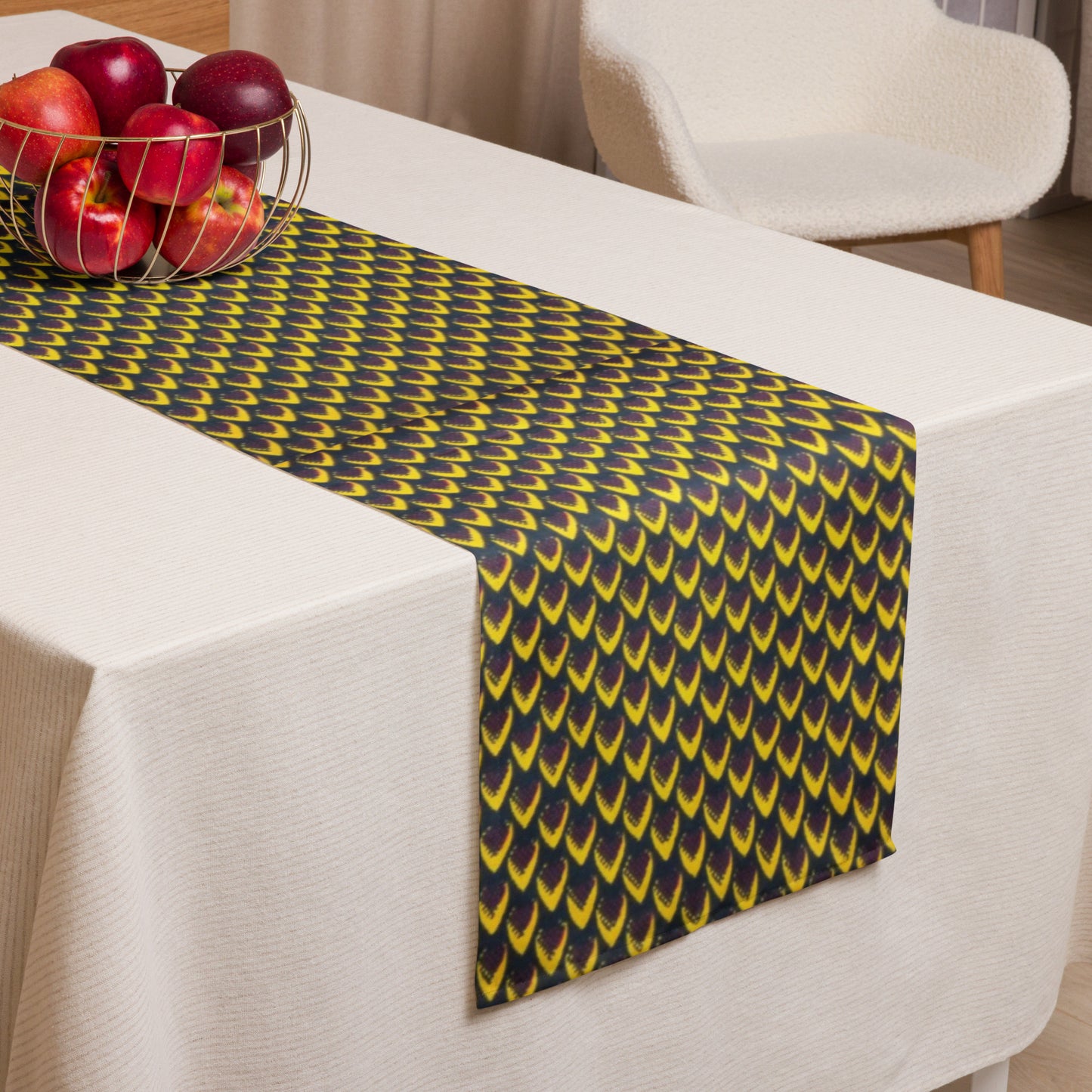 Yellow Flame Table Runner