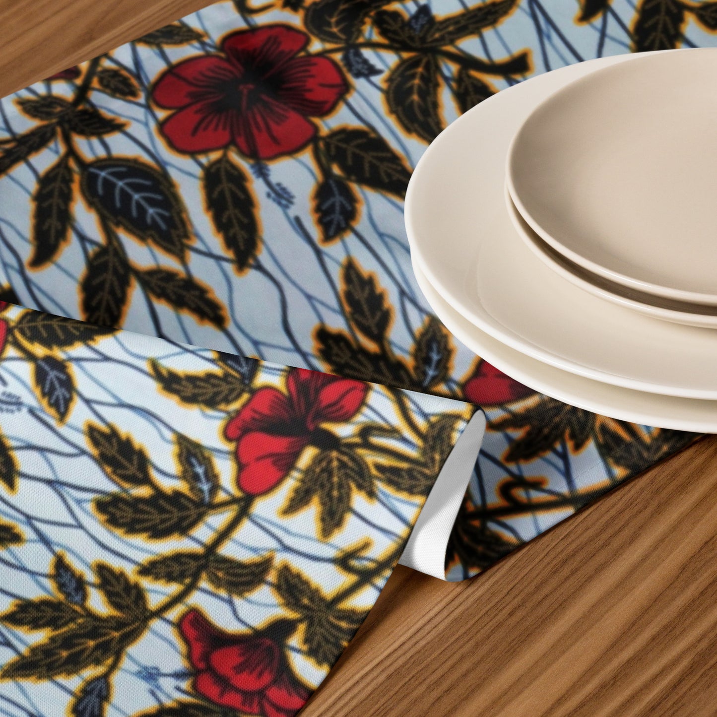 Hibiscus Table Runner