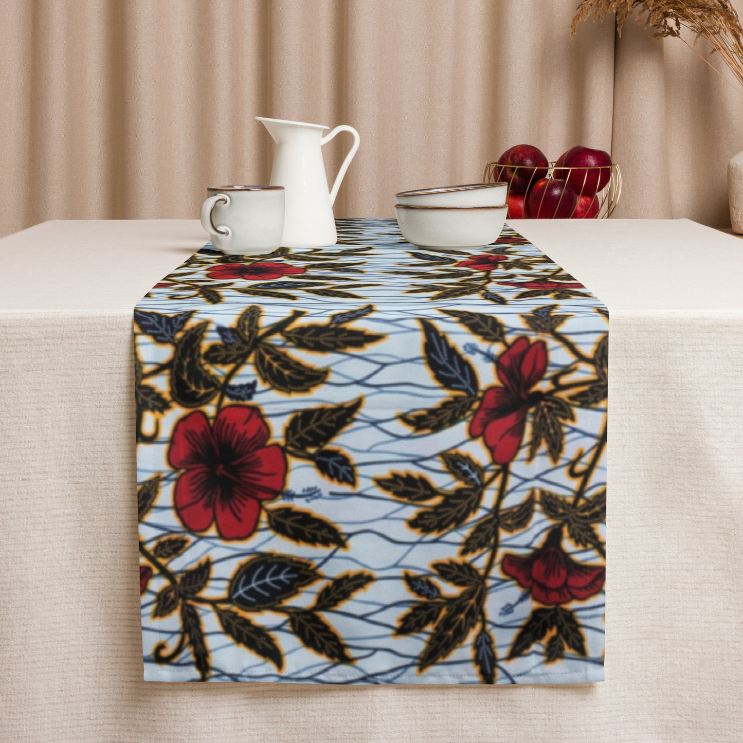 Hibiscus Table Runner