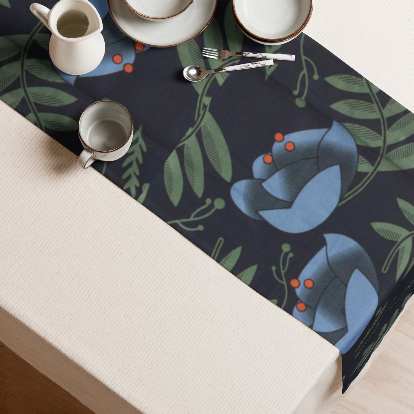 Hibiscus Table Runner