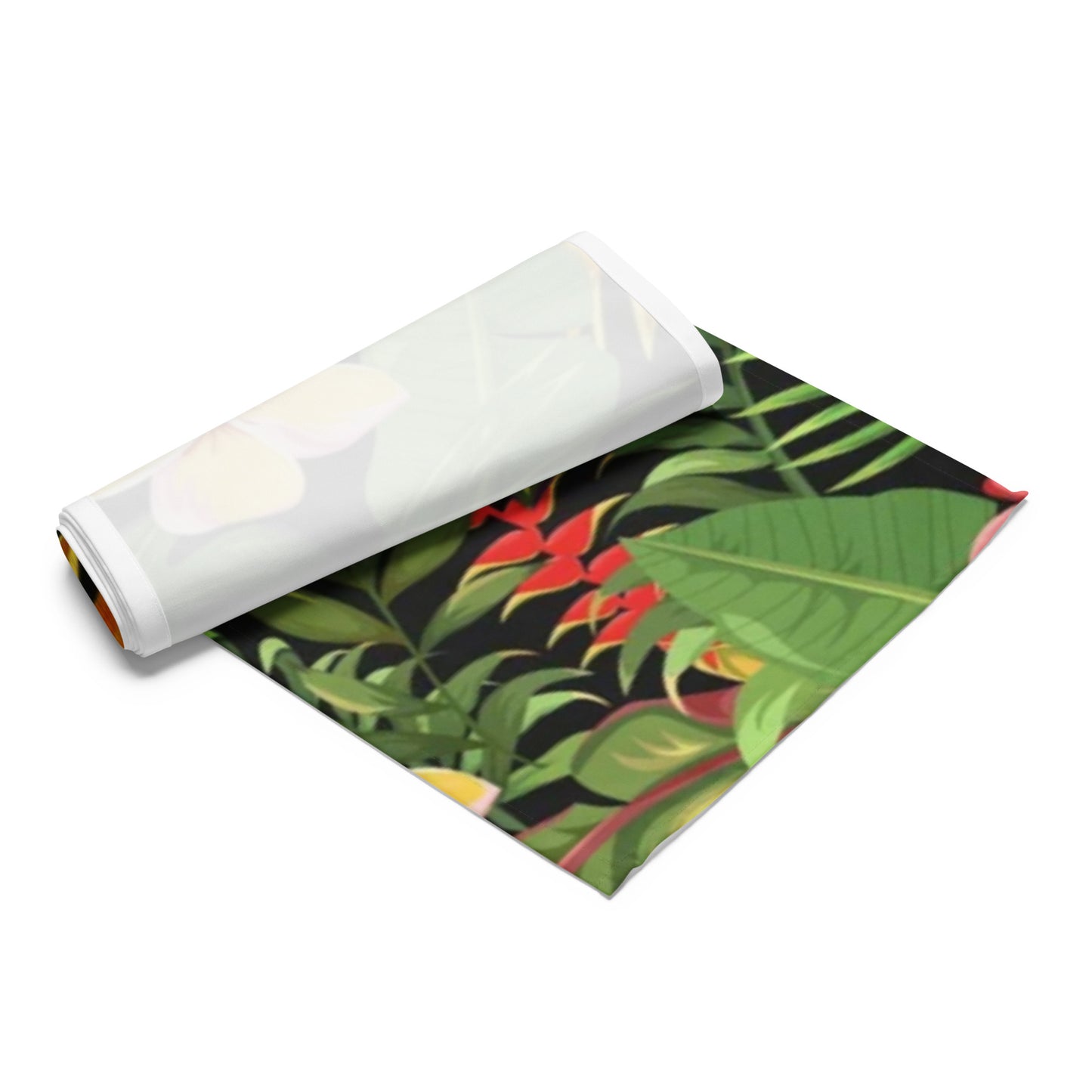 Tropical Plants Table Runner