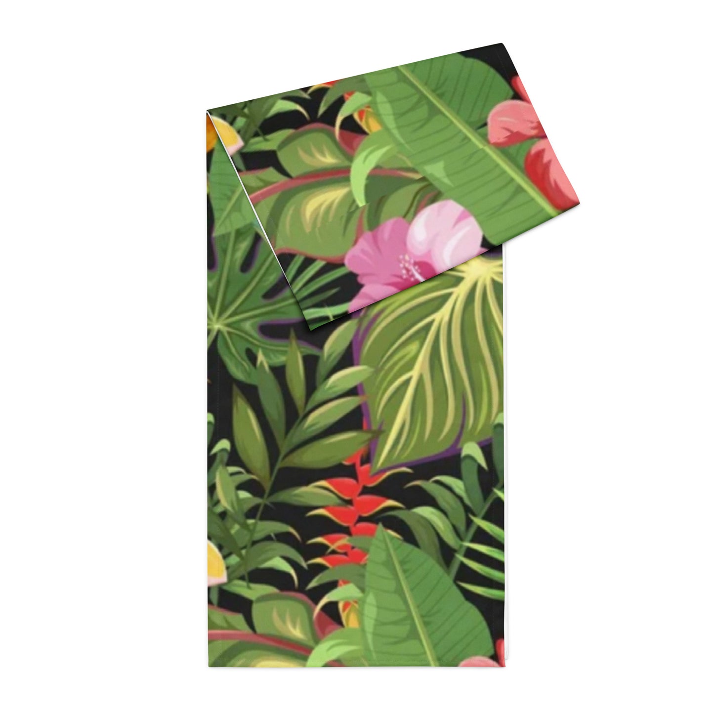 Tropical Plants Table Runner