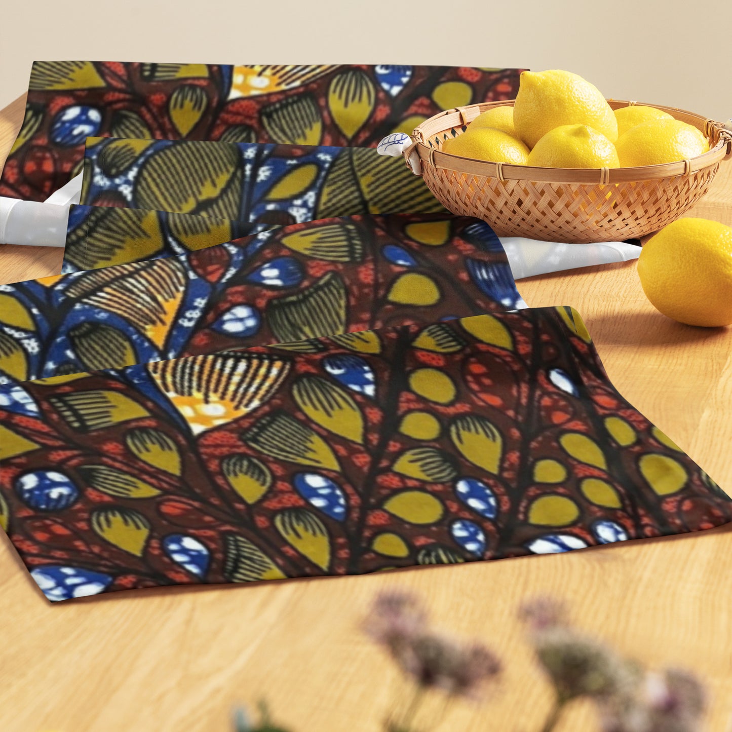 Leafy Abtract Table Runner