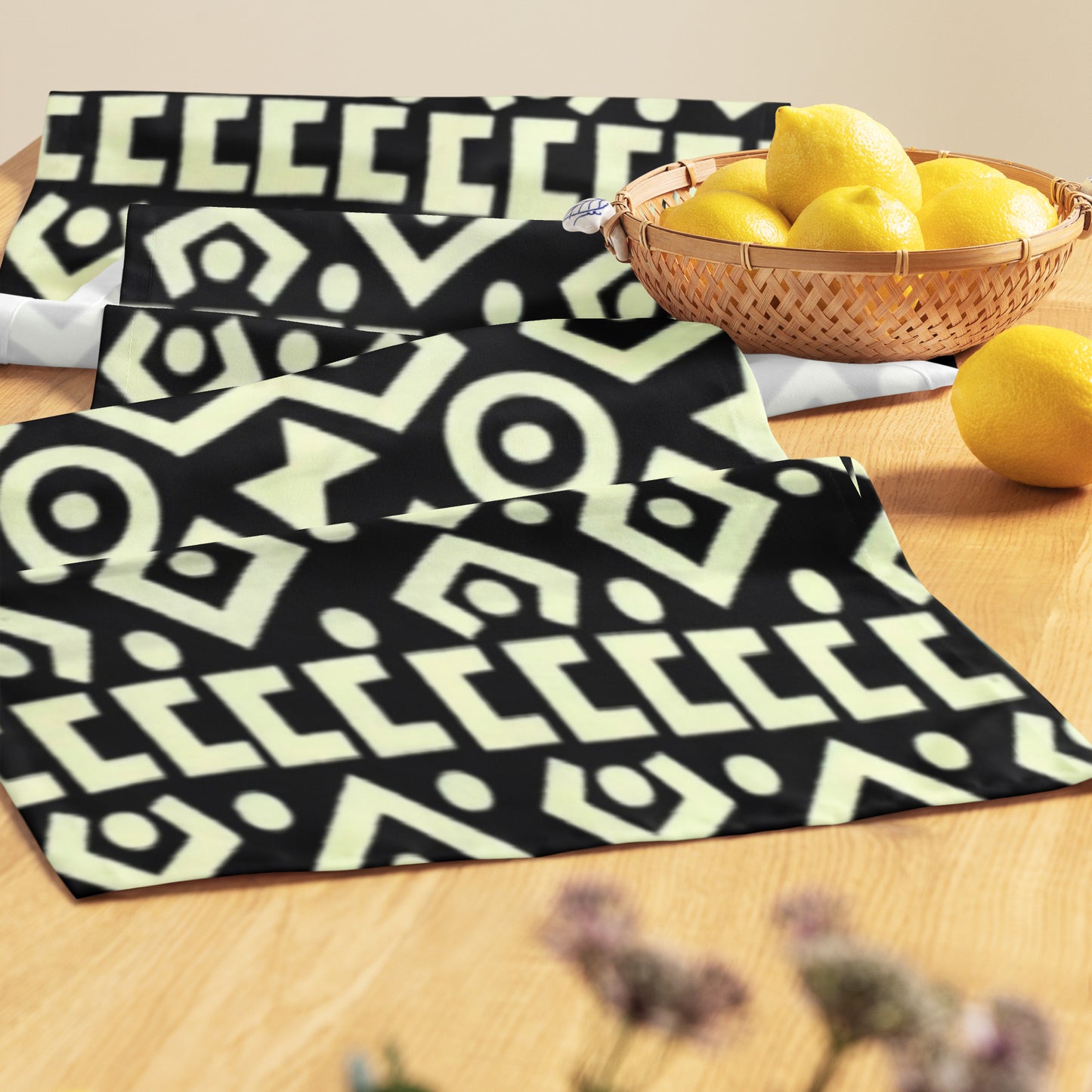 Zebra Table Runner