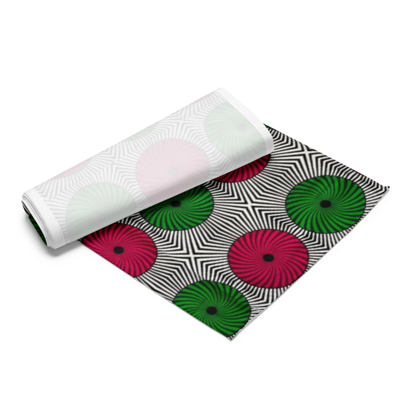 Orange Abstract Table Runner