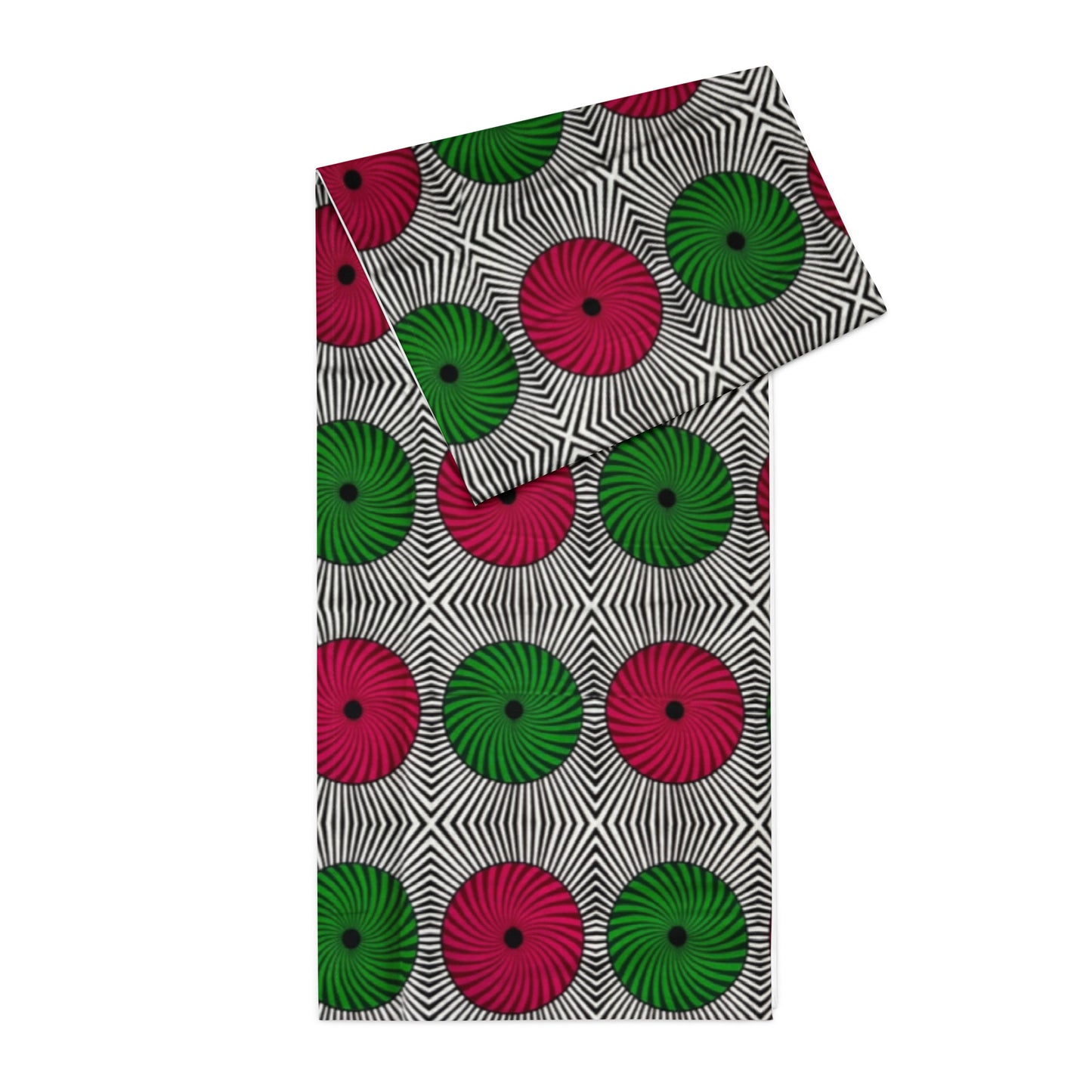 Orange Abstract Table Runner