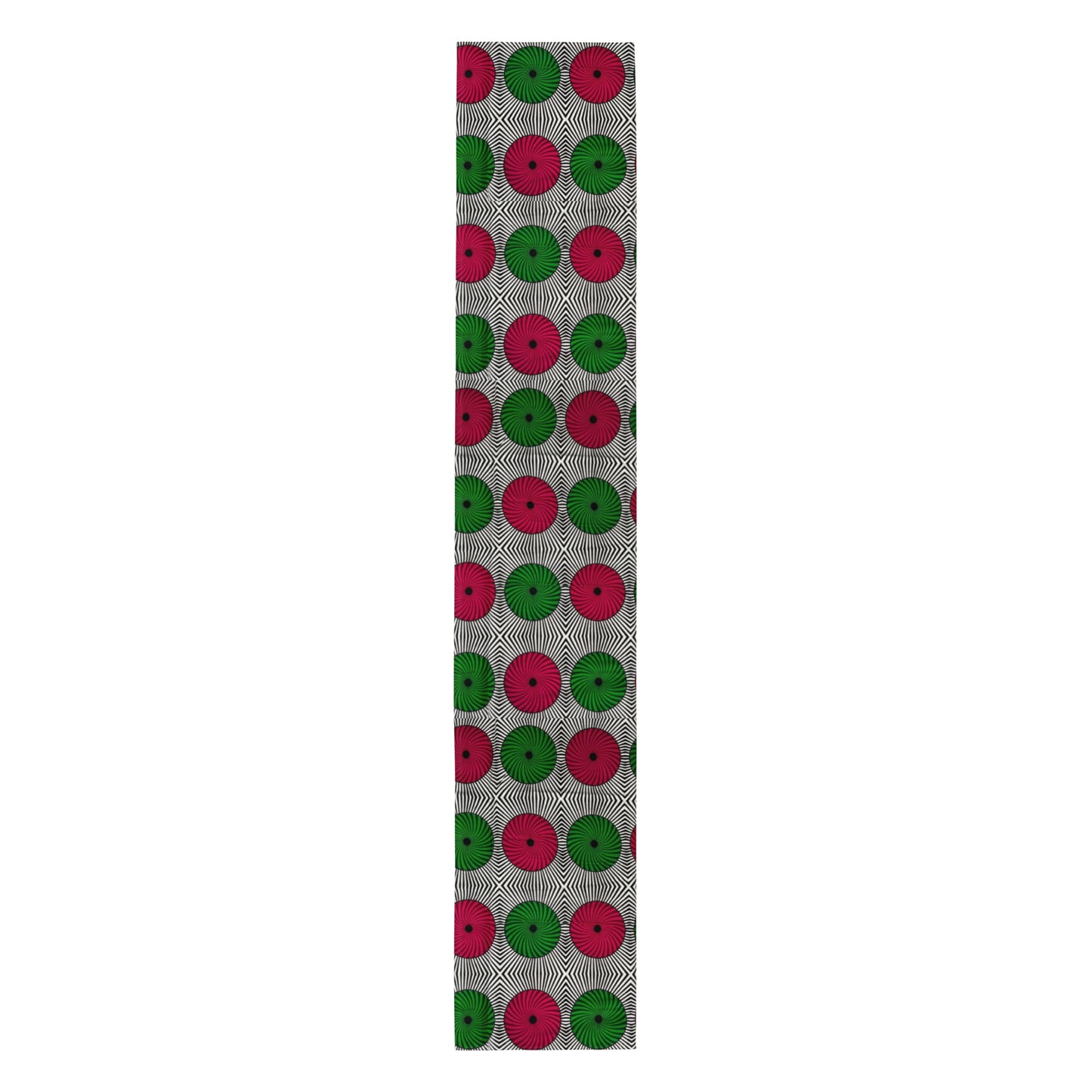 Orange Abstract Table Runner