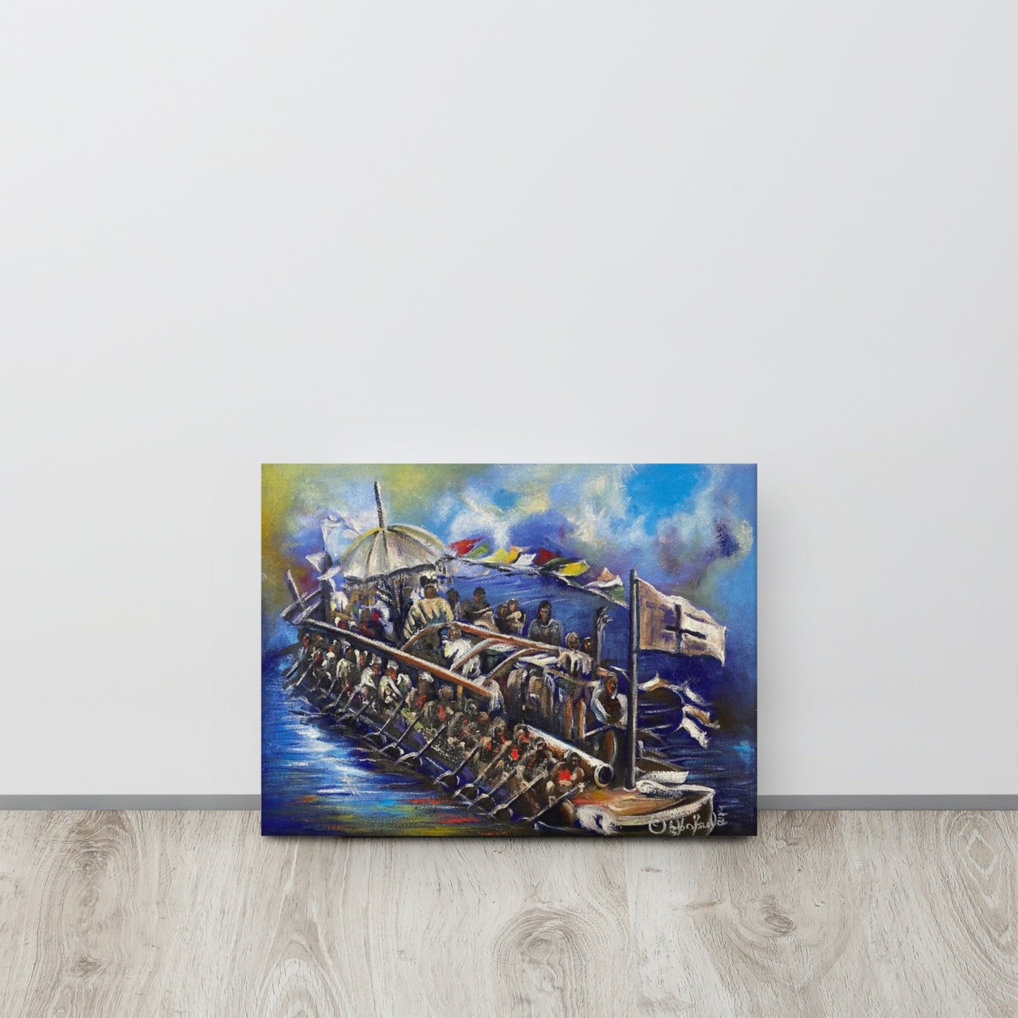 History Of Rivers State Thin Canvas