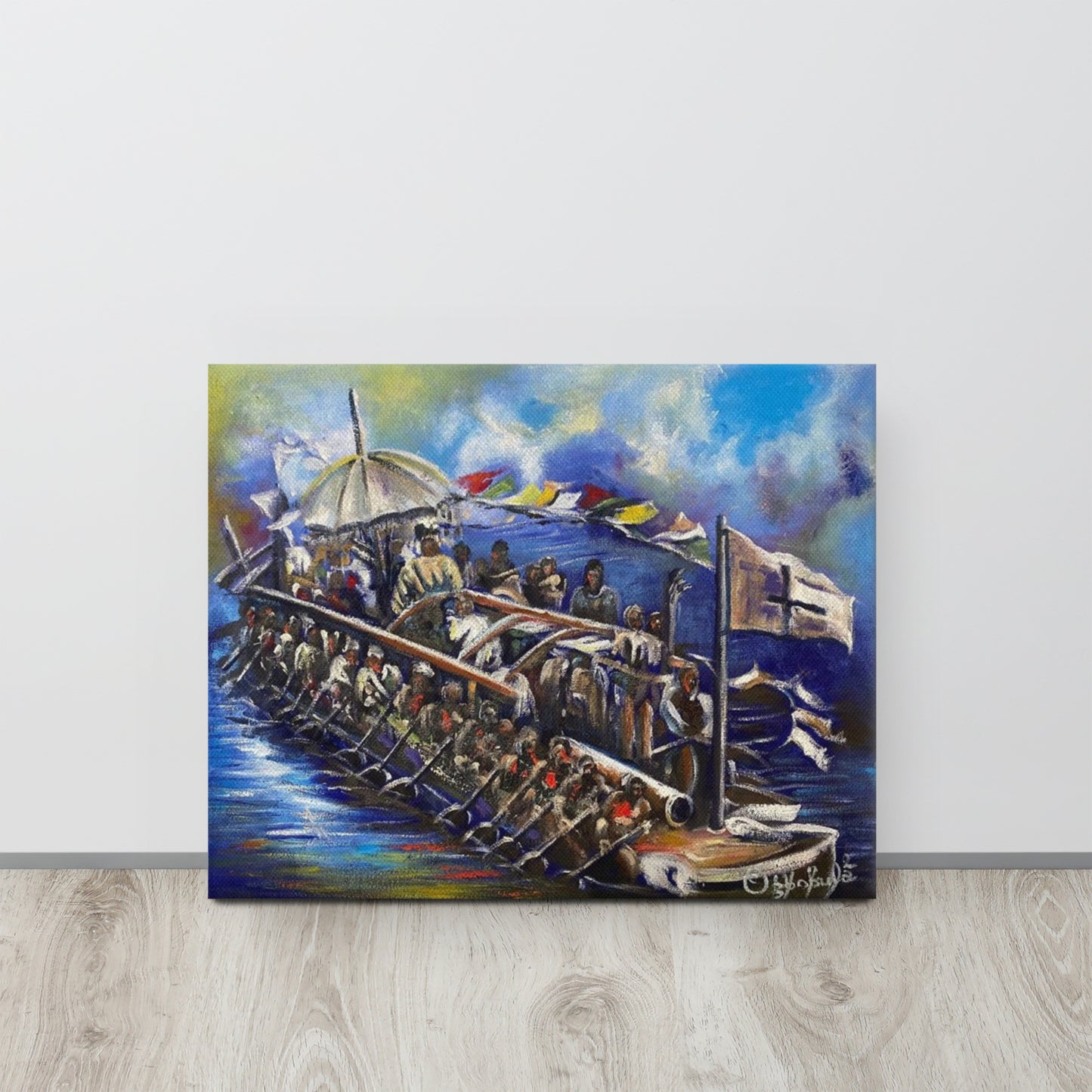 History Of Rivers State Thin Canvas