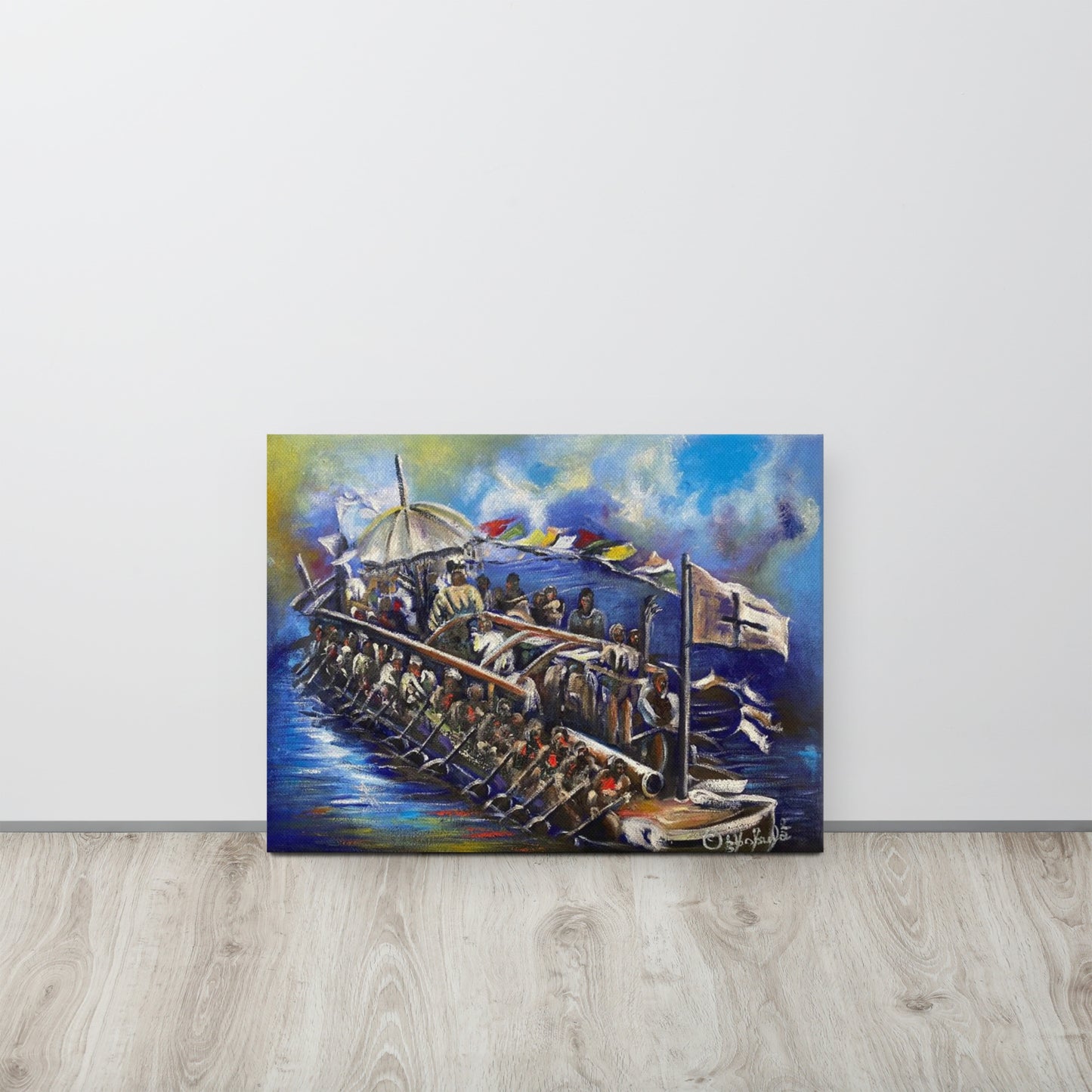History Of Rivers State Thin Canvas