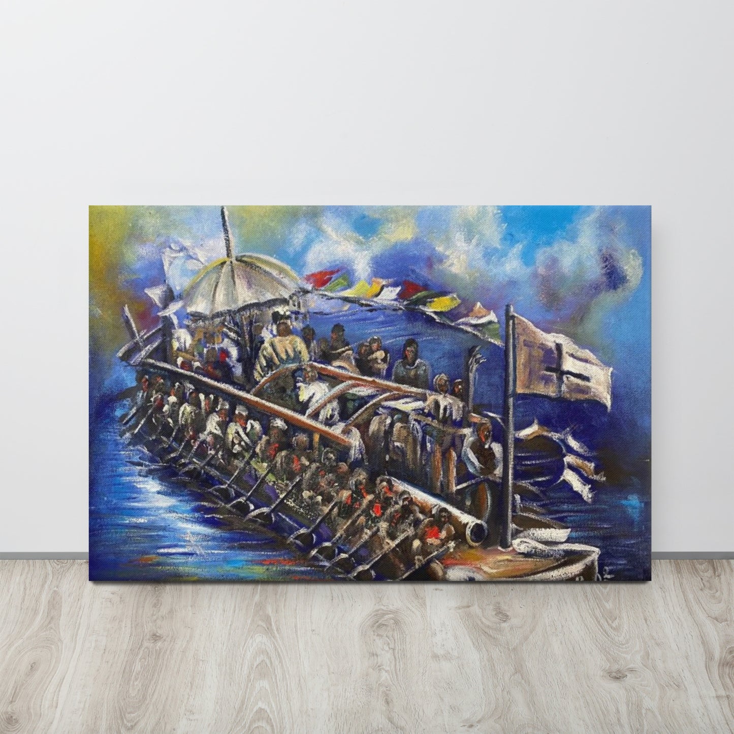 History Of Rivers State Thin Canvas