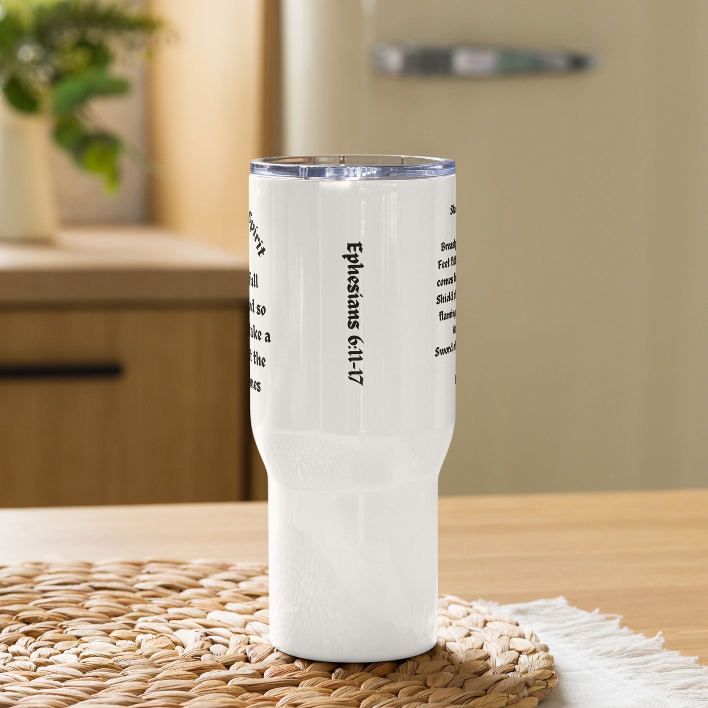 Ephesians 6v11-17 Travel Mug with a handle Funke