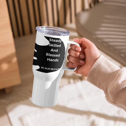 Personalised Surgeon Travel mug with a handle