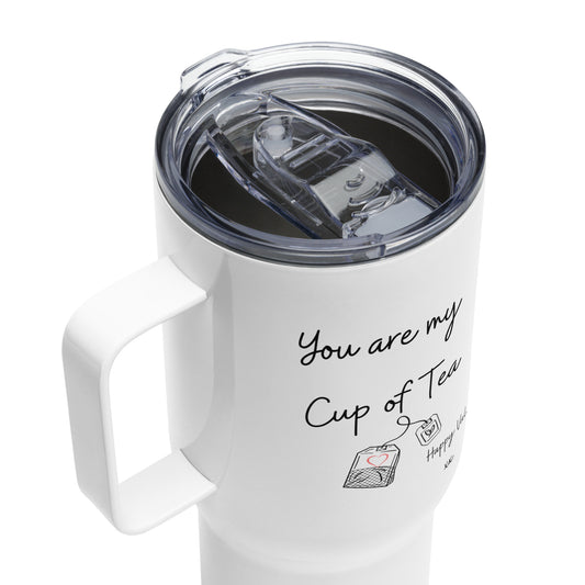 Husband Valentine Travel mug with a handle