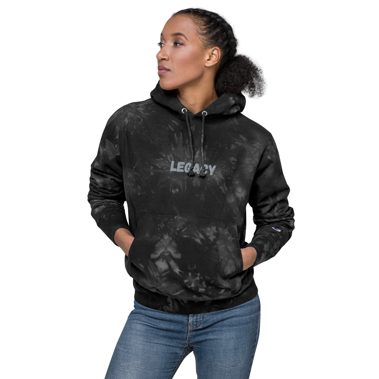 Legacy Unisex Champion tie-dye hoodie