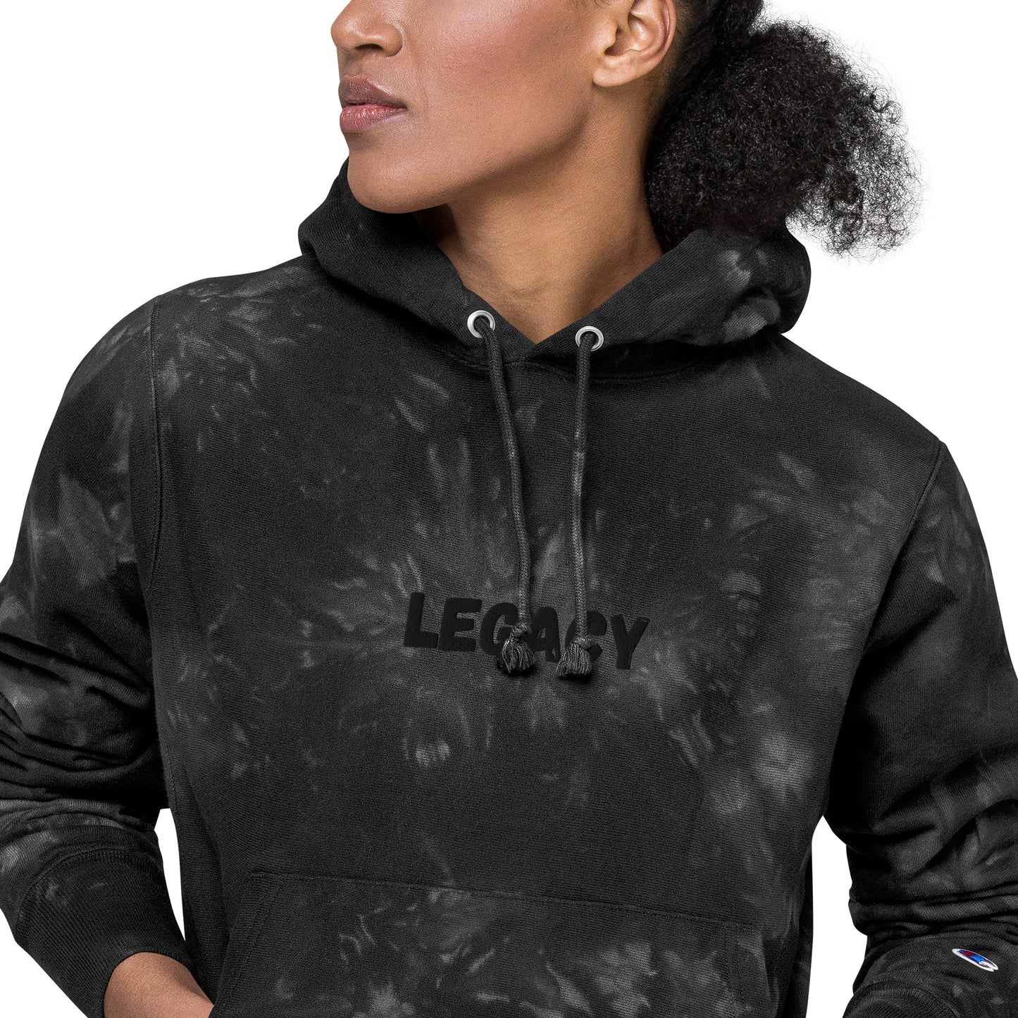 Legacy B Unisex Champion tie-dye hoodie