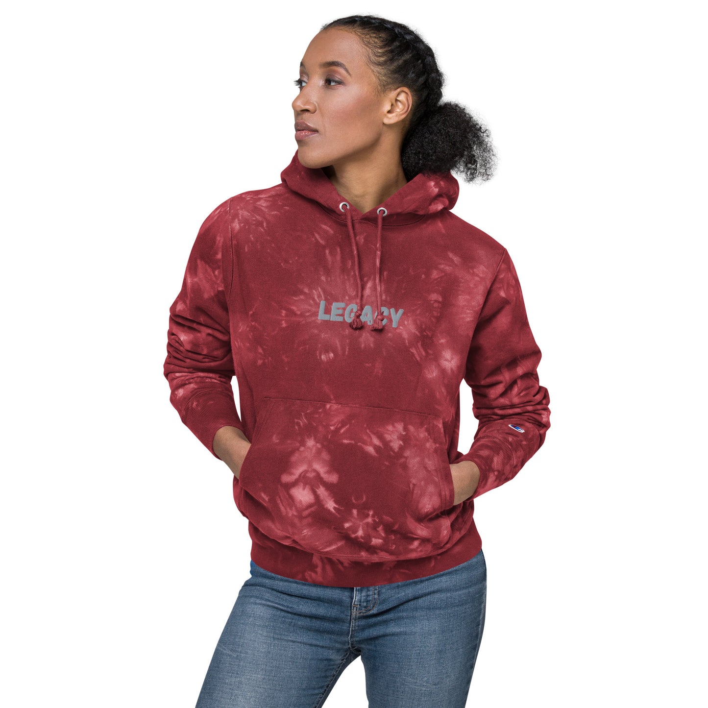 Legacy Unisex Champion tie-dye hoodie