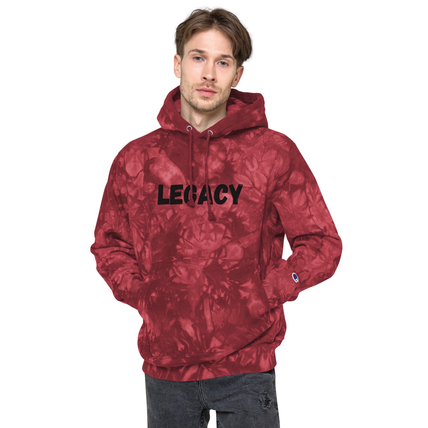 Legacy 1B Unisex Champion tie-dye hoodie