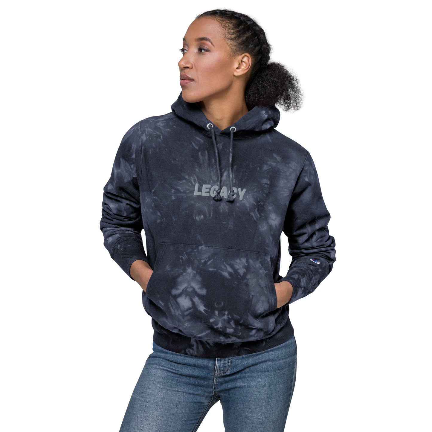 Legacy Unisex Champion tie-dye hoodie