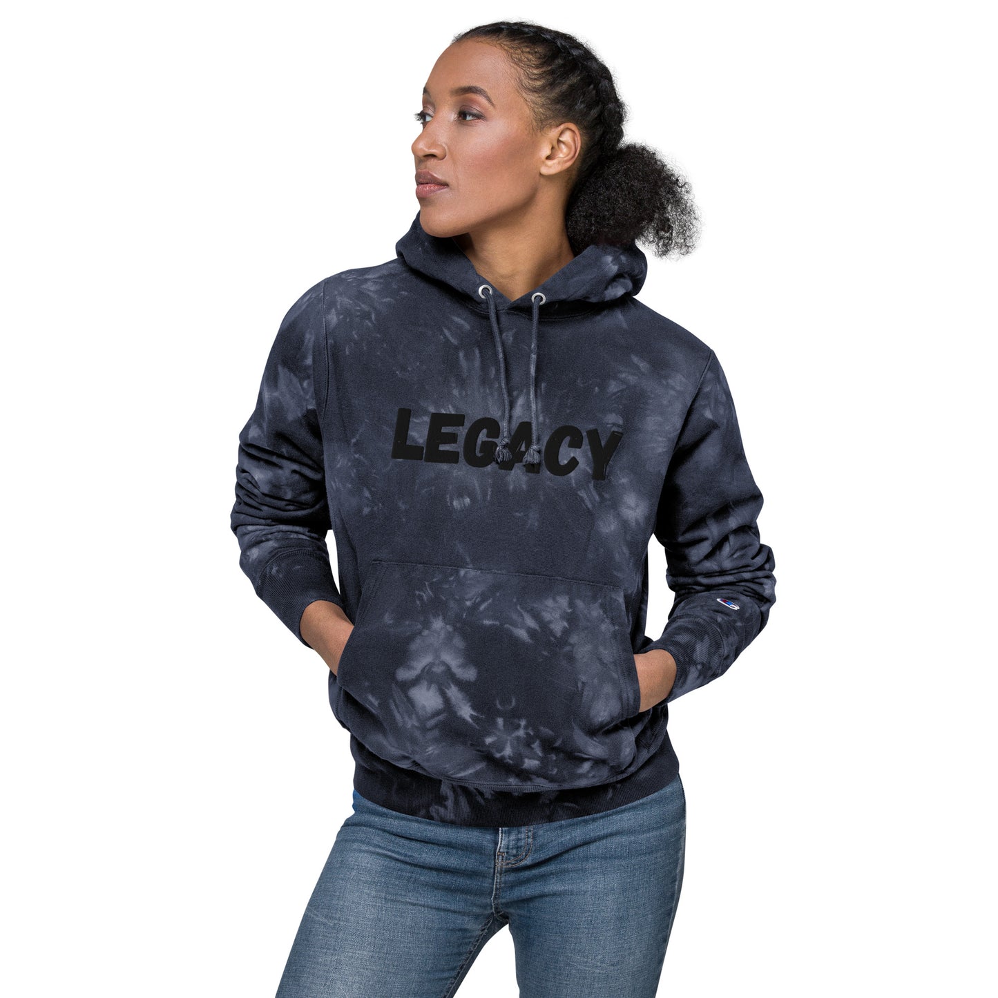 Legacy 1B Unisex Champion tie-dye hoodie