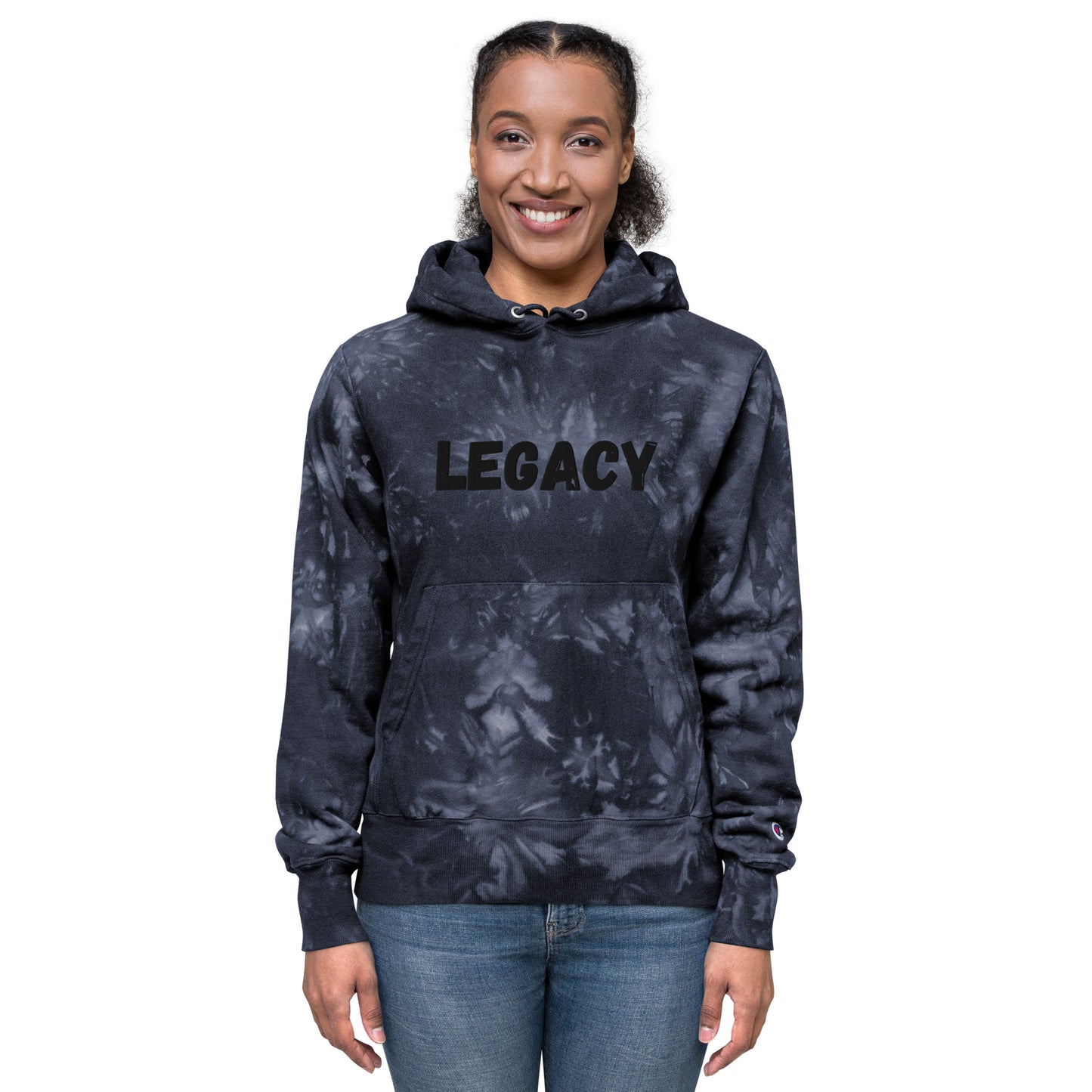 Legacy 1B Unisex Champion tie-dye hoodie