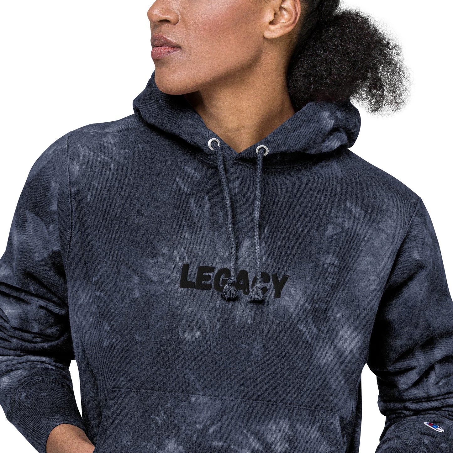 Legacy B Unisex Champion tie-dye hoodie