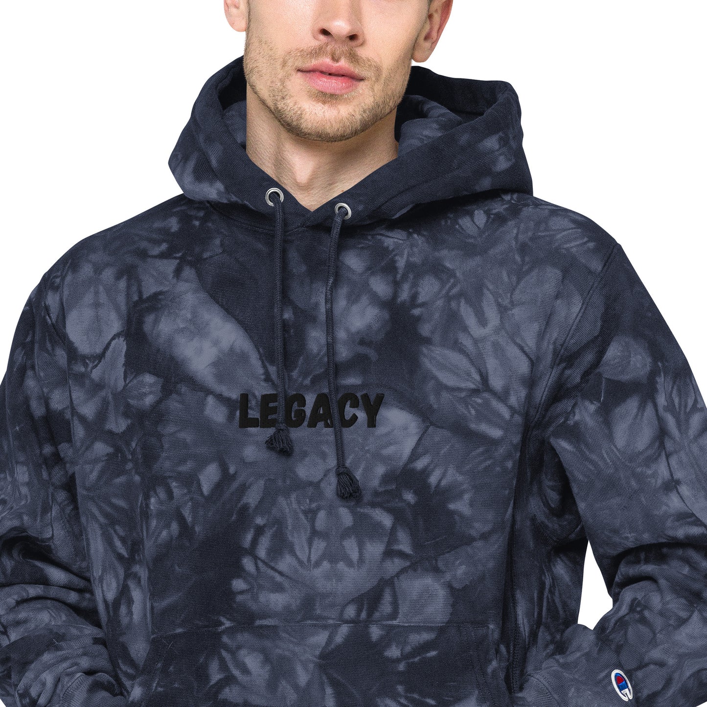 Legacy B Unisex Champion tie-dye hoodie