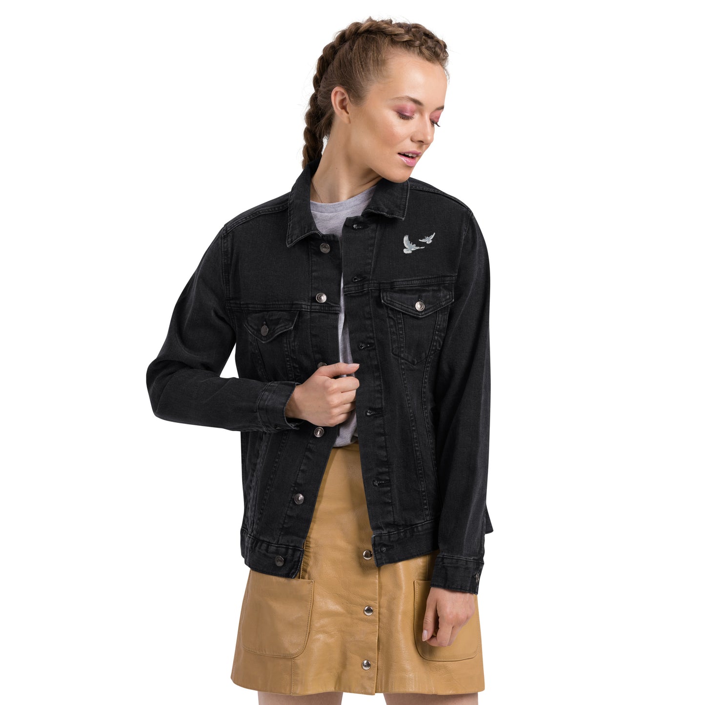 Dove Unisex Denim Jacket