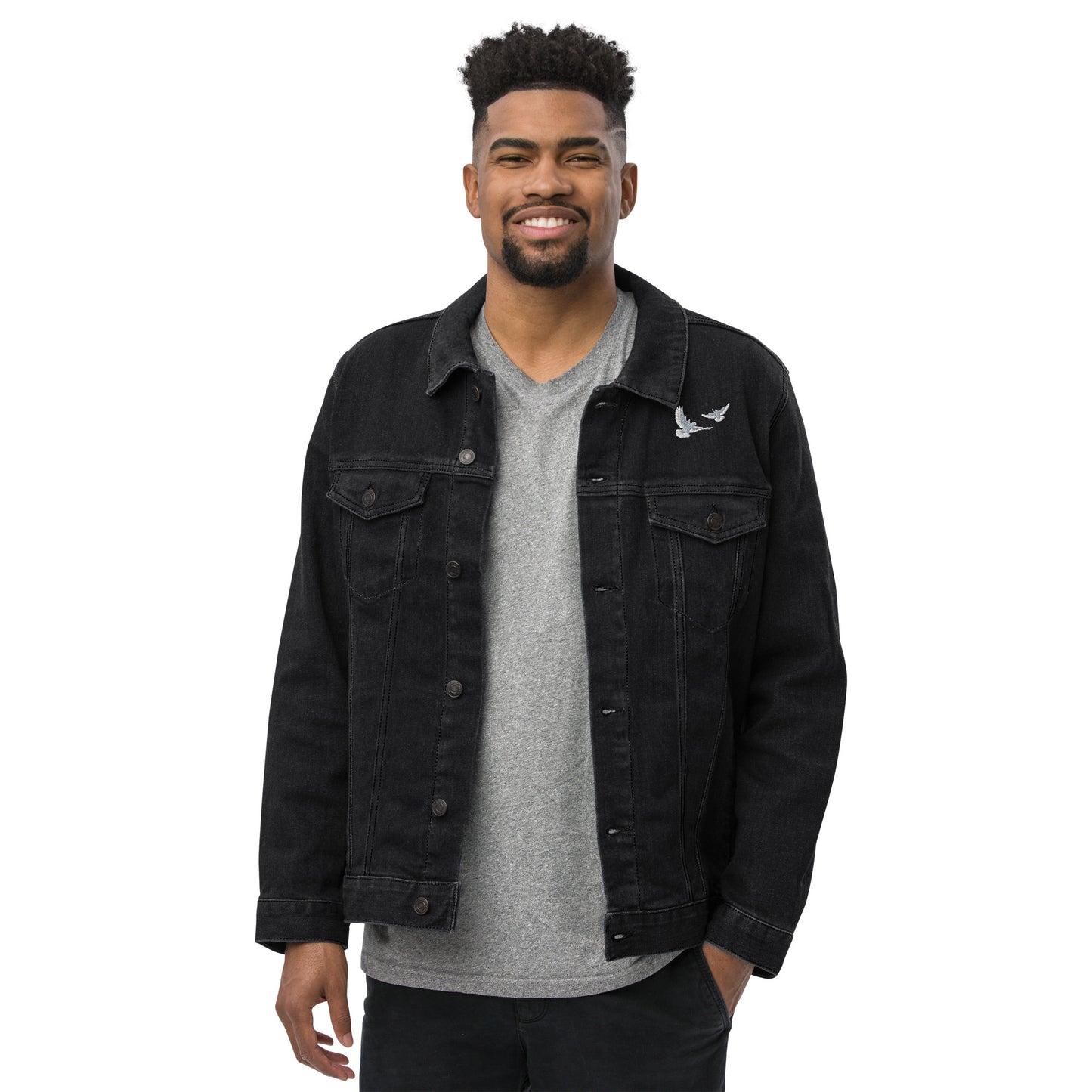 Dove Unisex Denim Jacket