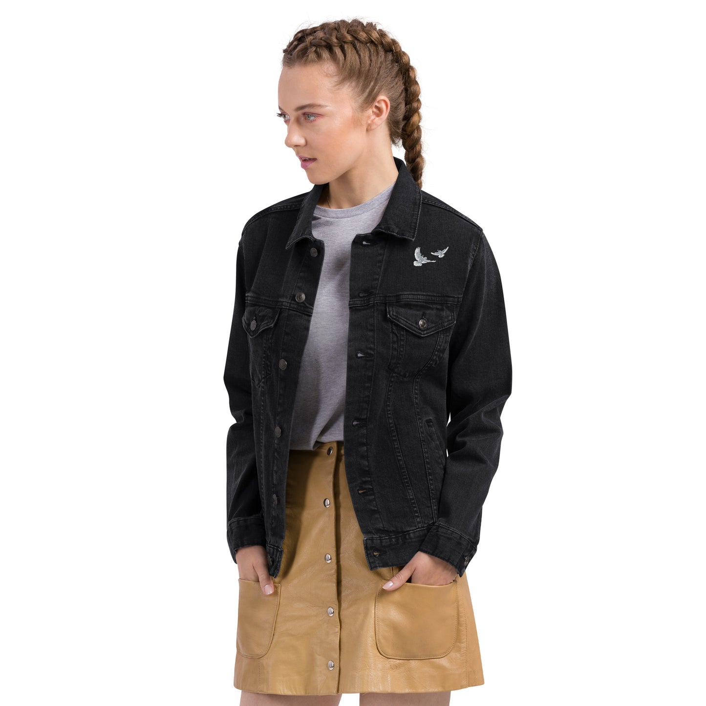 Dove Unisex Denim Jacket