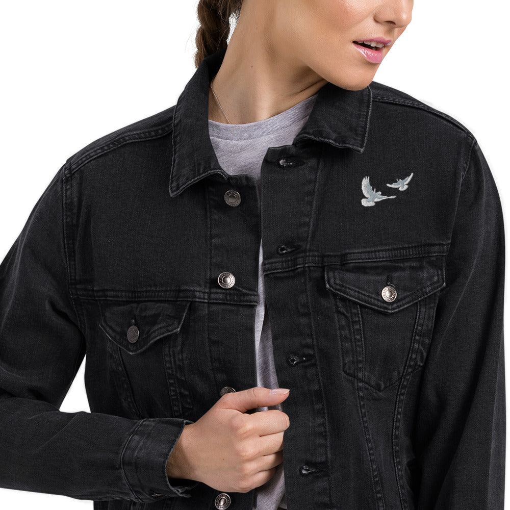 Dove Unisex Denim Jacket