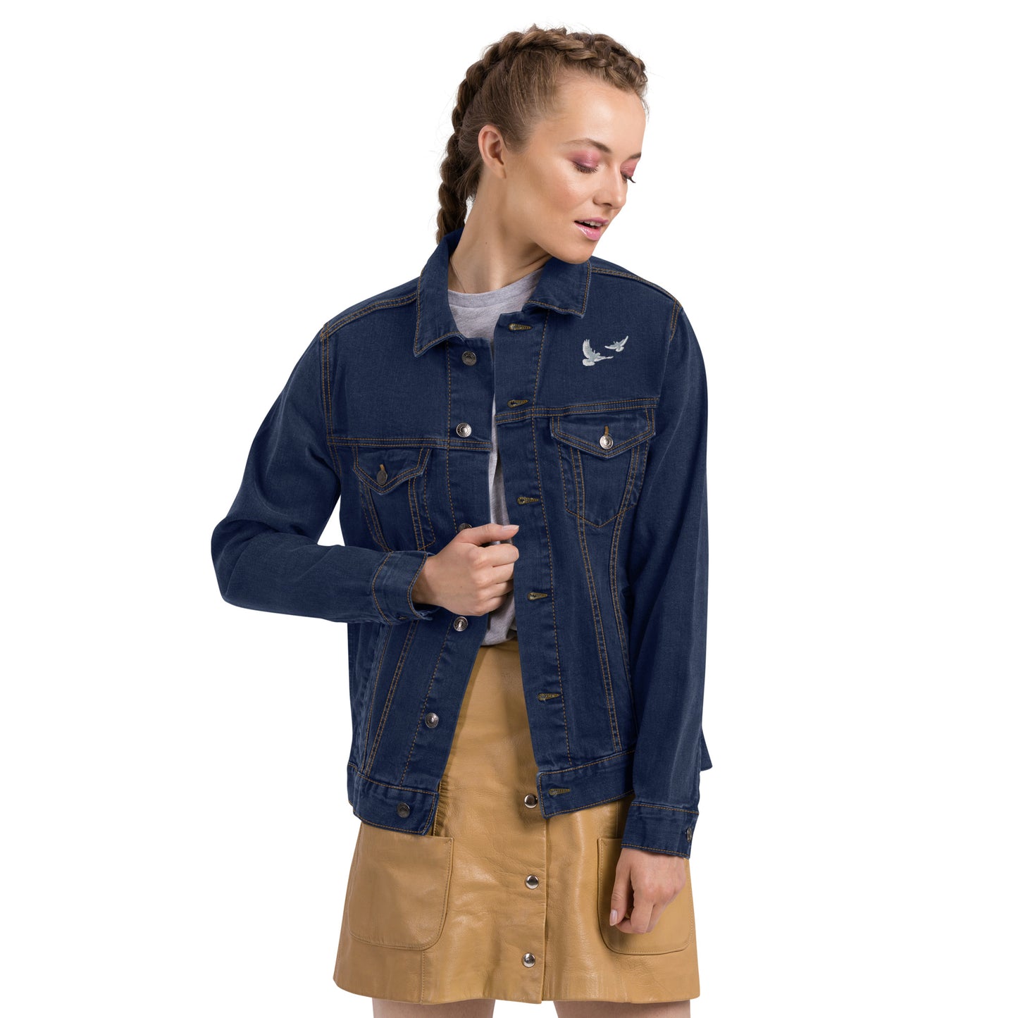 Dove Unisex Denim Jacket