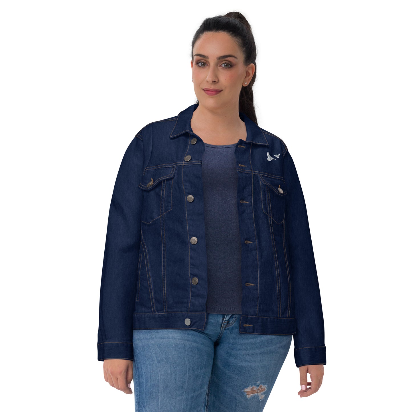 Dove Unisex Denim Jacket