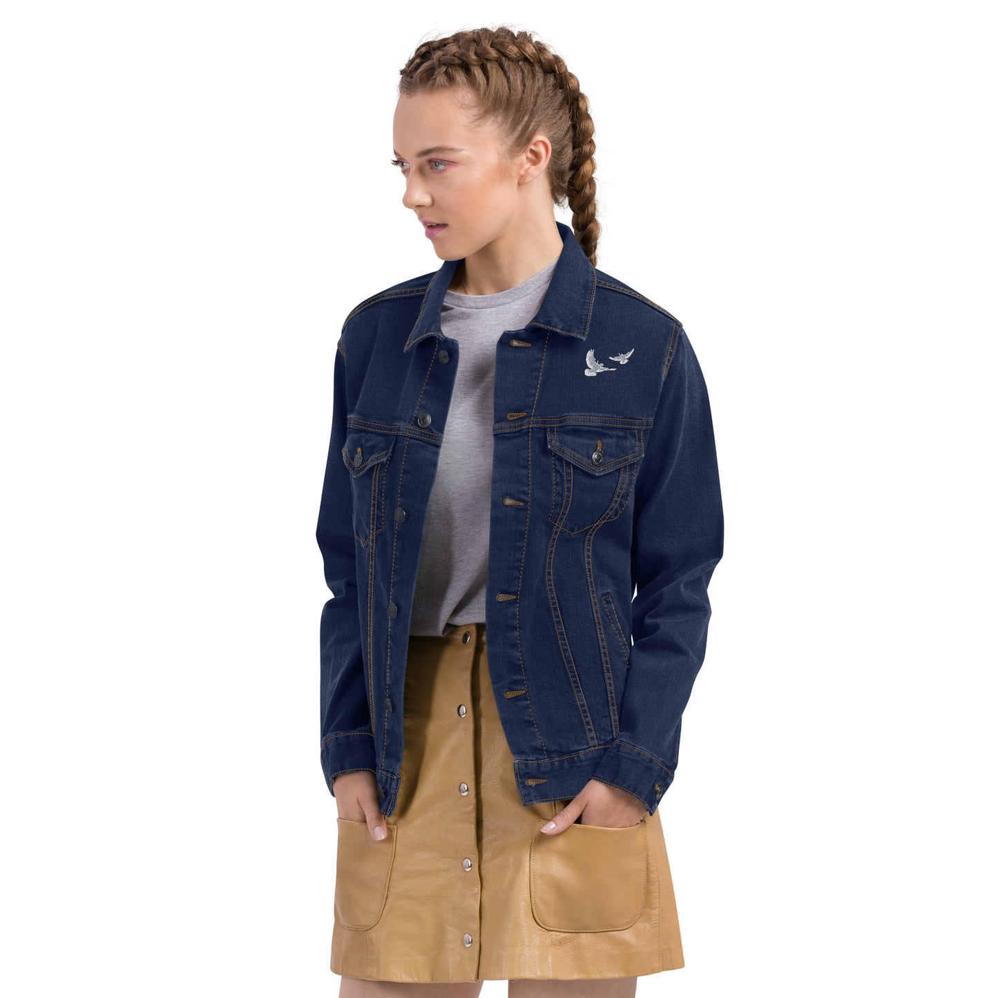 Dove Unisex Denim Jacket