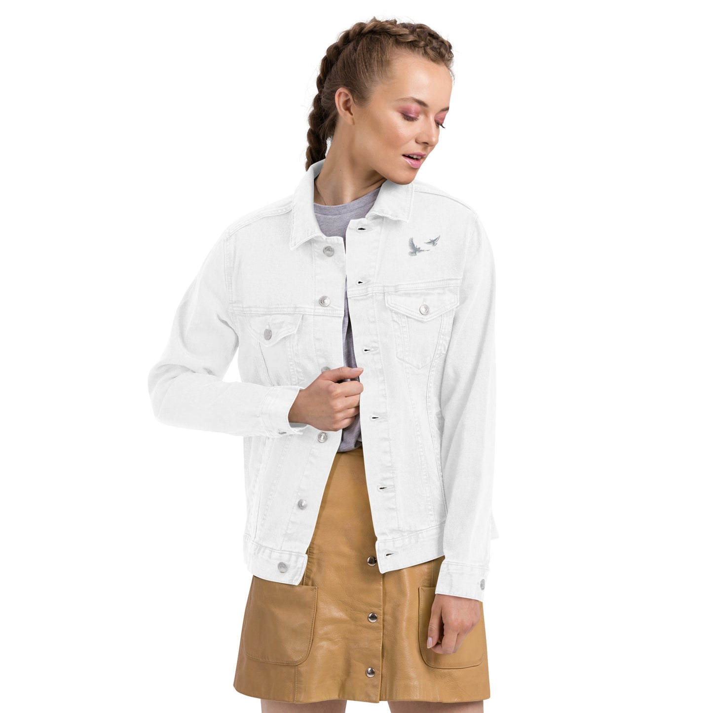 Dove Unisex Denim Jacket