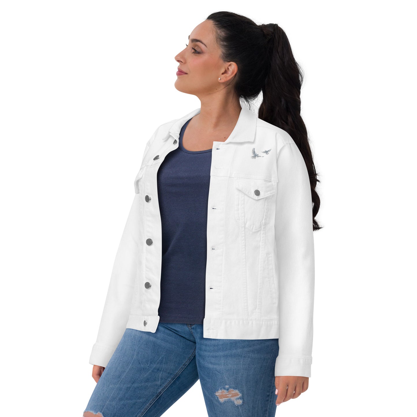 Dove Unisex Denim Jacket