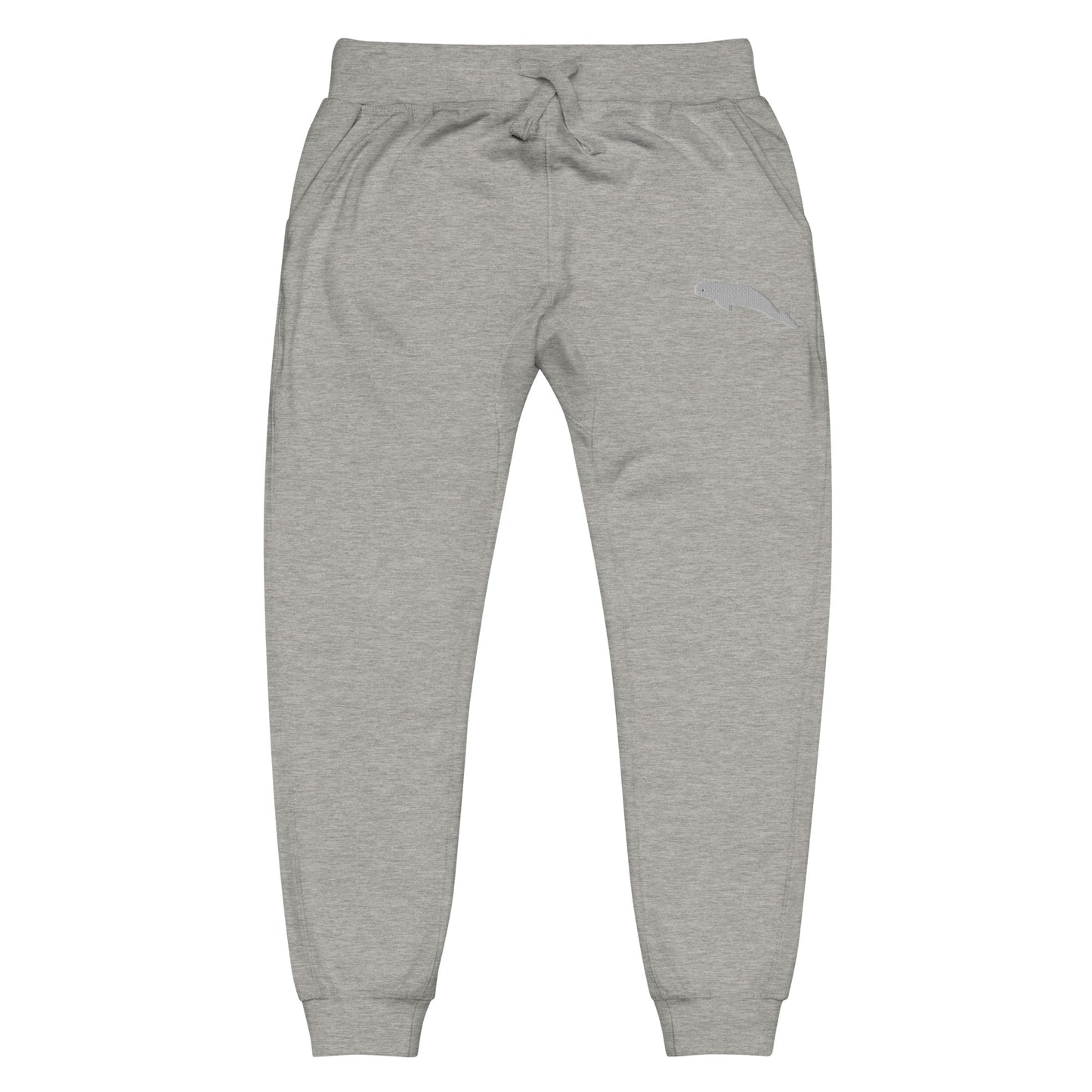 Beluga Whale Unisex Fleece Sweatpants