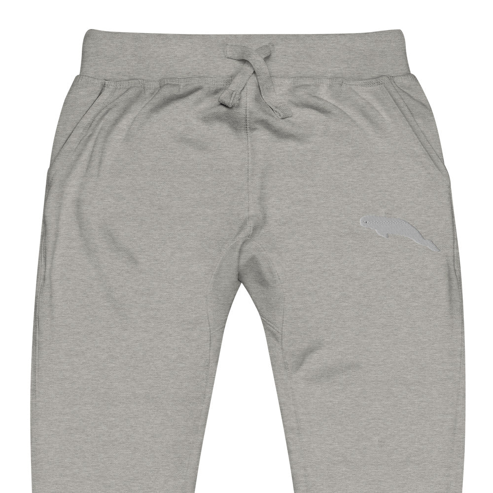 Beluga Whale Unisex Fleece Sweatpants